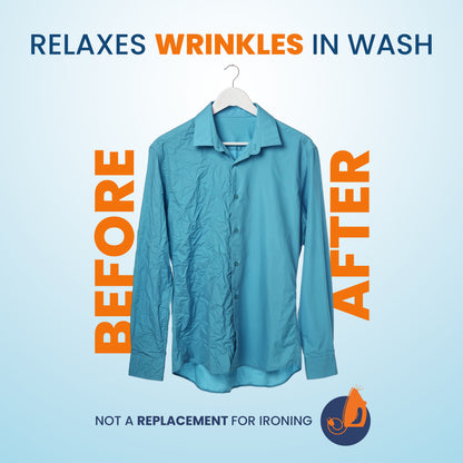 4-in-1 Anti-Wrinkle Laundry Pods - Wrinkle Release, Tough Stain Removal, Brightening and Fabric Softening