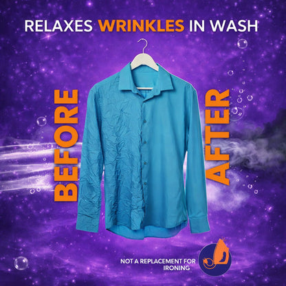 4-in-1 Anti-Wrinkle Laundry Pods - Wrinkle Release, Tough Stain Removal, Brightening and Fabric Softening
